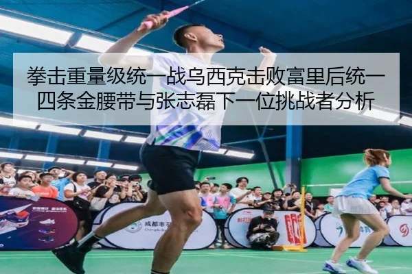 拳击重量级统一战乌西克击败富里后统一四条金腰带与张志磊下一位挑战者分析